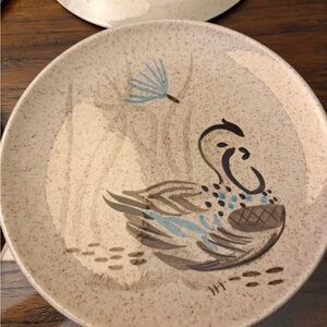 Bob White - Red Wing salad plates